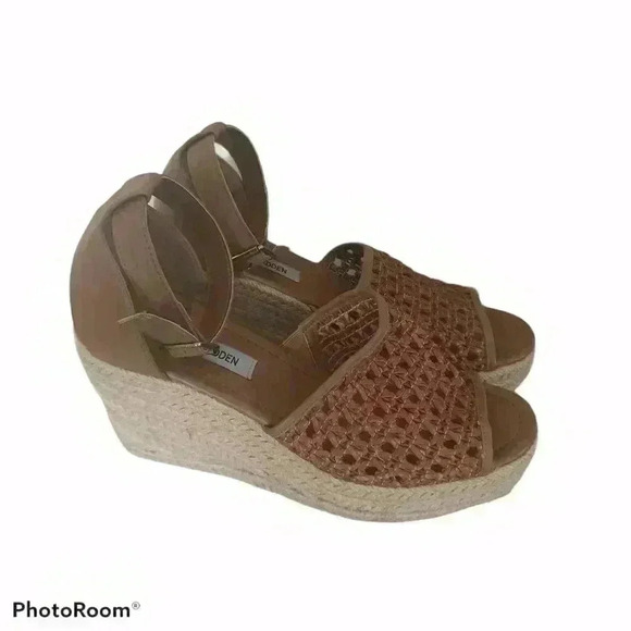 Steve Madden Womens Joni Espadrille Platform Wedge Sandals Size 9 - Picture 2 of 9